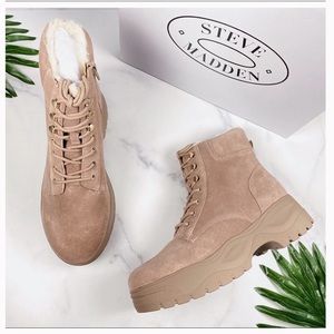 Steve Madden Platform Combat Boots